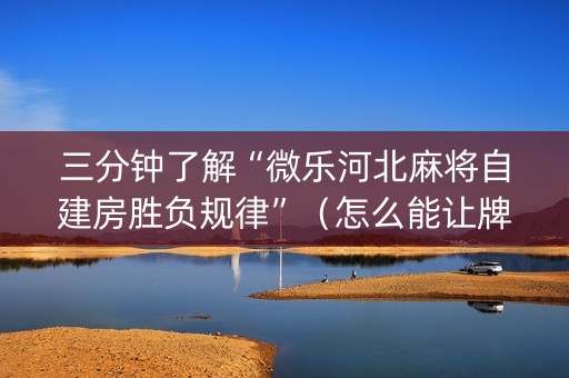 三分钟了解“微乐河北麻将自建房胜负规律”（怎么能让牌好一点)