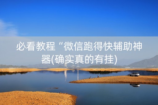 必看教程“微信跑得快辅助神器(确实真的有挂)