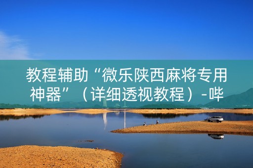 教程辅助“微乐陕西麻将专用神器”（详细透视教程）-哔哩哔哩