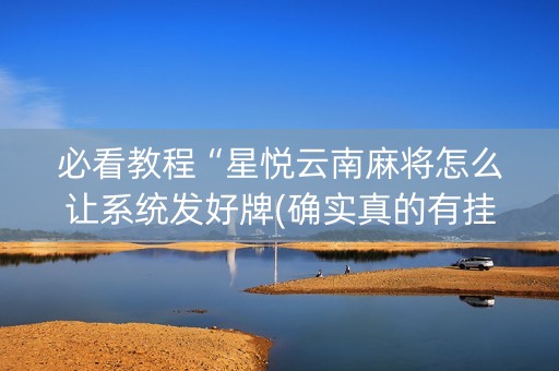 必看教程“星悦云南麻将怎么让系统发好牌(确实真的有挂)