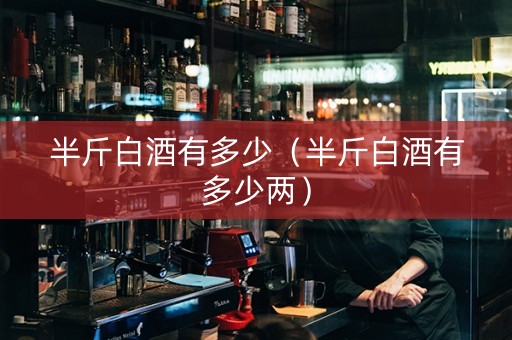 半斤白酒有多少（半斤白酒有多少两）