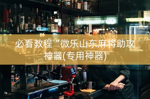 必看教程“微乐山东麻将助攻神器(专用神器)