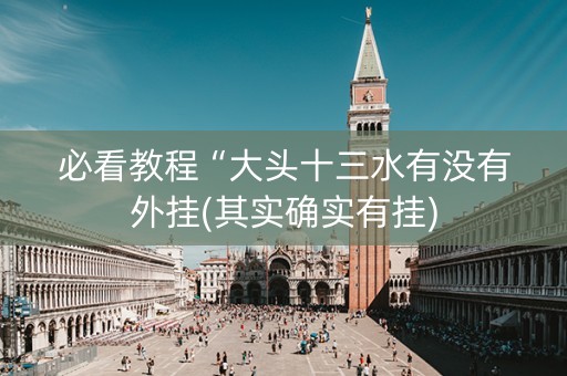 必看教程“大头十三水有没有外挂(其实确实有挂)