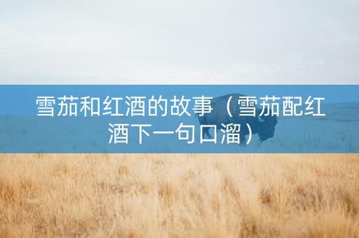 雪茄和红酒的故事（雪茄配红酒下一句口溜）