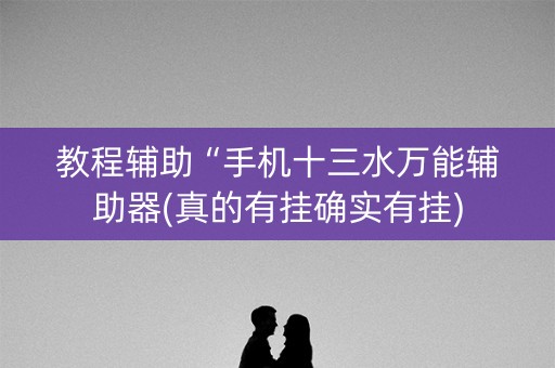 教程辅助“手机十三水万能辅助器(真的有挂确实有挂)