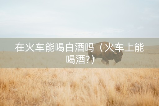 在火车能喝白酒吗（火车上能喝酒?）