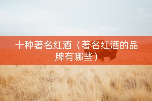 十种著名红酒（著名红酒的品牌有哪些）