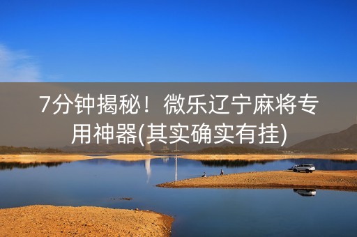 7分钟揭秘！微乐辽宁麻将专用神器(其实确实有挂)