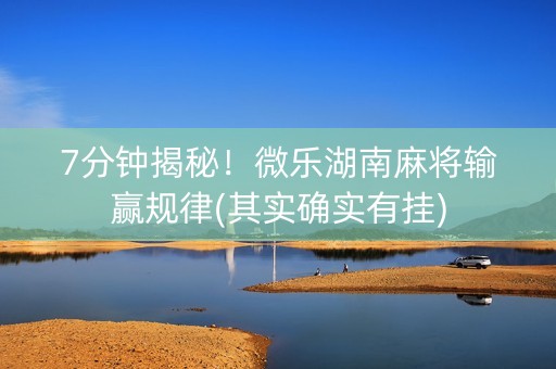 7分钟揭秘！微乐湖南麻将输赢规律(其实确实有挂)