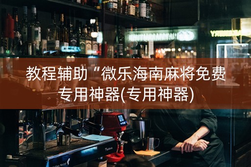 教程辅助“微乐海南麻将免费专用神器(专用神器)