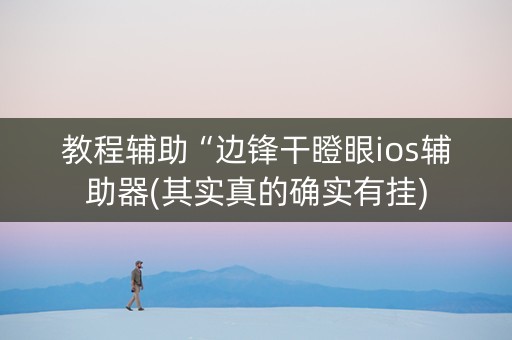 教程辅助“边锋干瞪眼ios辅助器(其实真的确实有挂)