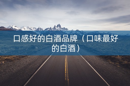 口感好的白酒品牌（口味最好的白酒）