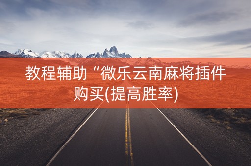 教程辅助“微乐云南麻将插件购买(提高胜率)