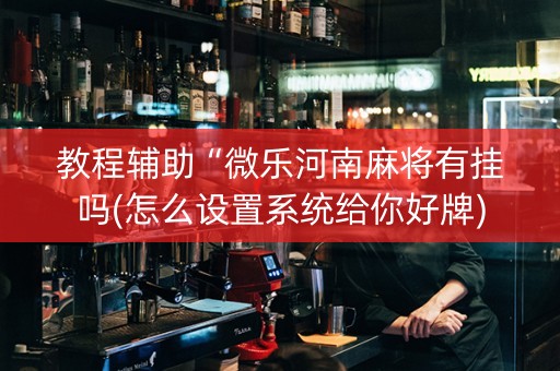 教程辅助“微乐河南麻将有挂吗(怎么设置系统给你好牌)