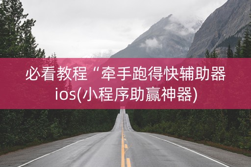 必看教程“牵手跑得快辅助器ios(小程序助赢神器)