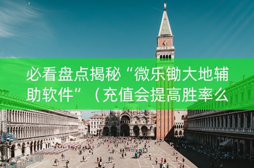 必看盘点揭秘“微乐锄大地辅助软件”（充值会提高胜率么)