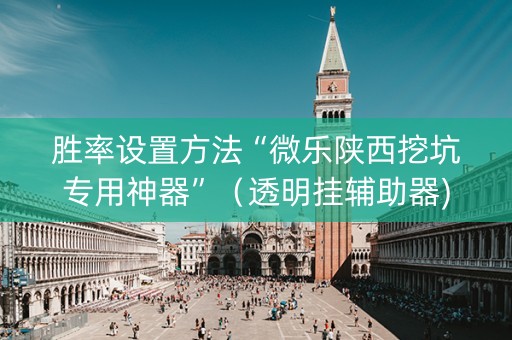 胜率设置方法“微乐陕西挖坑专用神器”（透明挂辅助器)