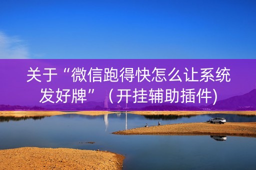 关于“微信跑得快怎么让系统发好牌”（开挂辅助插件)