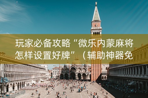 玩家必备攻略“微乐内蒙麻将怎样设置好牌”（辅助神器免费)