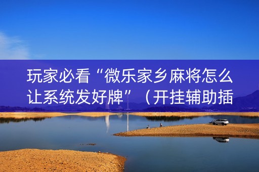 玩家必看“微乐家乡麻将怎么让系统发好牌”（开挂辅助插件)