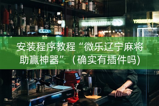 安装程序教程“微乐辽宁麻将助赢神器”（确实有插件吗)