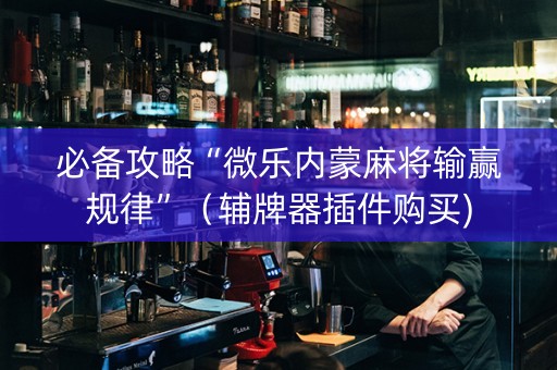必备攻略“微乐内蒙麻将输赢规律”（辅牌器插件购买)