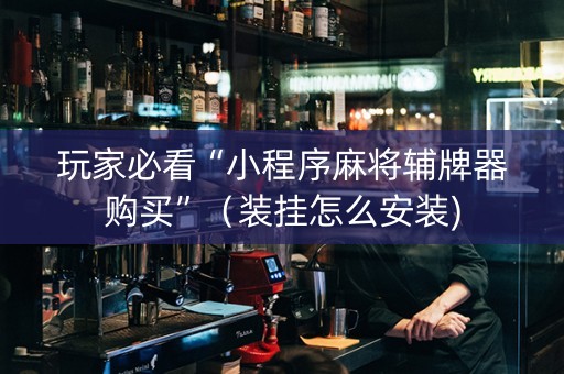 玩家必看“小程序麻将辅牌器购买”（装挂怎么安装)