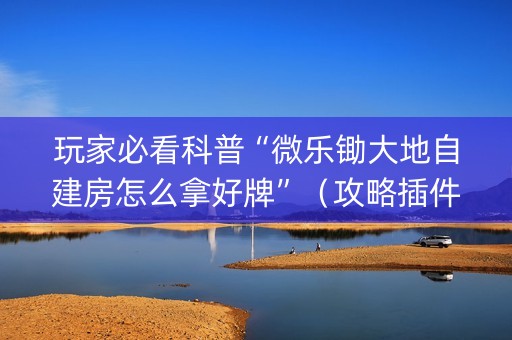 玩家必看科普“微乐锄大地自建房怎么拿好牌”（攻略插件)
