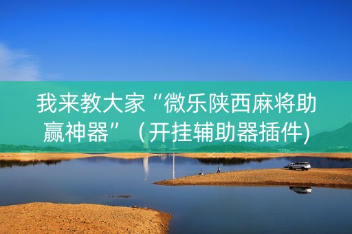 我来教大家“微乐陕西麻将助赢神器”（开挂辅助器插件)