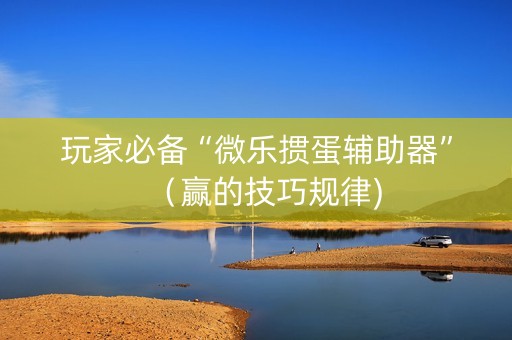 玩家必备“微乐掼蛋辅助器”（赢的技巧规律)
