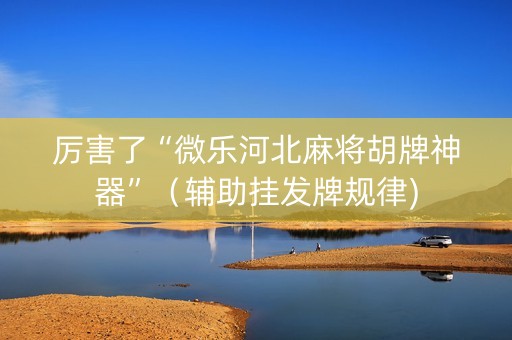 厉害了“微乐河北麻将胡牌神器”（辅助挂发牌规律)