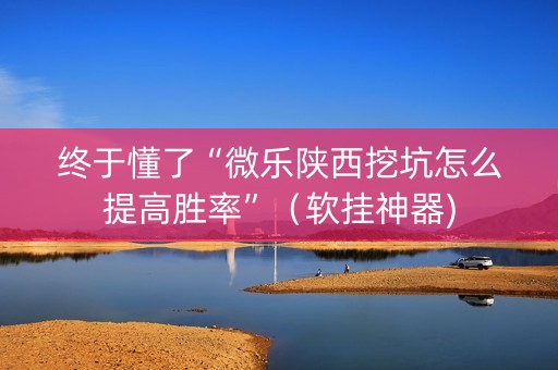终于懂了“微乐陕西挖坑怎么提高胜率”（软挂神器)