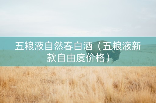 五粮液自然春白酒（五粮液新款自由度价格）