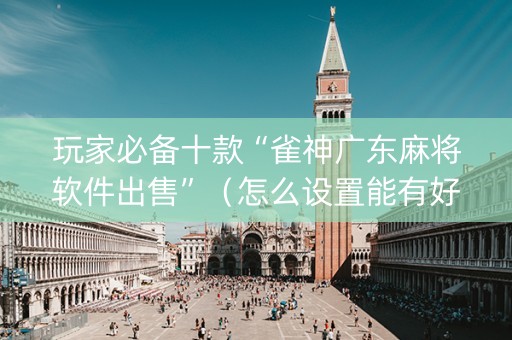 玩家必备十款“雀神广东麻将软件出售”（怎么设置能有好牌)