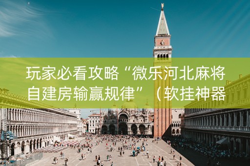 玩家必看攻略“微乐河北麻将自建房输赢规律”（软挂神器)