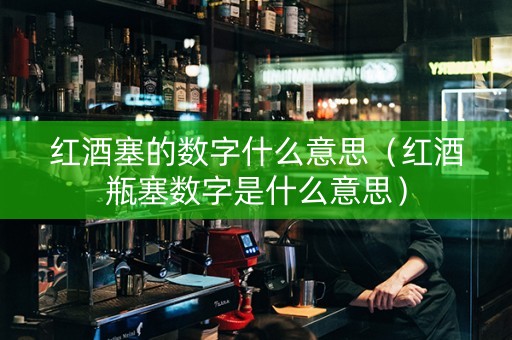 红酒塞的数字什么意思（红酒瓶塞数字是什么意思）