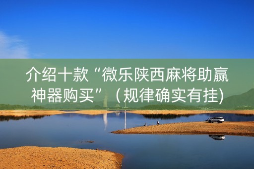介绍十款“微乐陕西麻将助赢神器购买”（规律确实有挂)