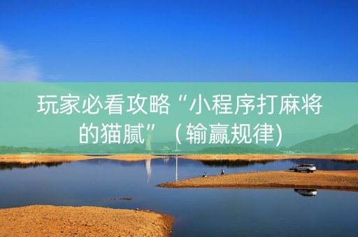 玩家必看攻略“小程序打麻将的猫腻”（输赢规律)