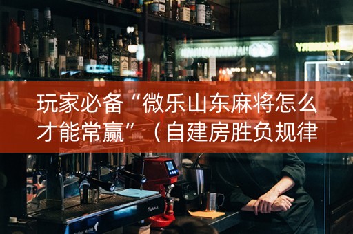 玩家必备“微乐山东麻将怎么才能常赢”（自建房胜负规律)