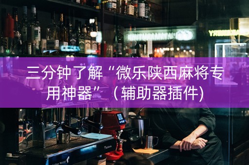 三分钟了解“微乐陕西麻将专用神器”（辅助器插件)