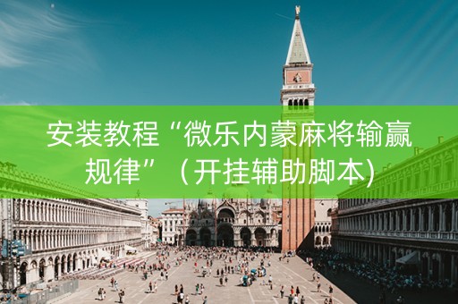 安装教程“微乐内蒙麻将输赢规律”（开挂辅助脚本)