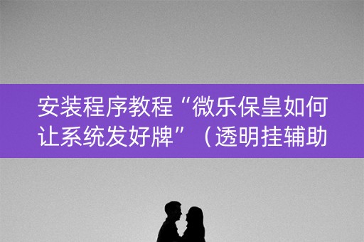 安装程序教程“微乐保皇如何让系统发好牌”（透明挂辅助器)