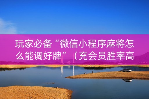 玩家必备“微信小程序麻将怎么能调好牌”（充会员胜率高)