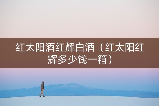 红太阳酒红辉白酒（红太阳红辉多少钱一箱）