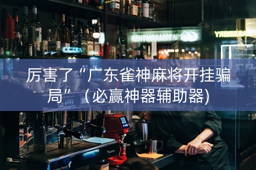 厉害了“广东雀神麻将开挂骗局”（必赢神器辅助器)