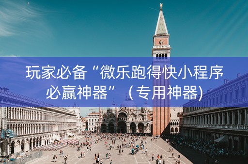 玩家必备“微乐跑得快小程序必赢神器”（专用神器)