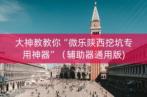 大神教教你“微乐陕西挖坑专用神器”(辅助器通用版) 大神教教你“微乐陕西挖坑专用神器”(辅助器通用版)