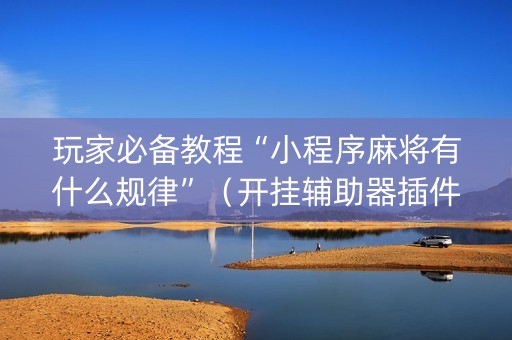 玩家必备教程“小程序麻将有什么规律”（开挂辅助器插件)