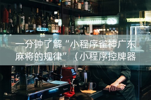一分钟了解“小程序雀神广东麻将的规律”（小程序控牌器)