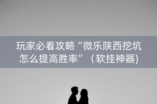 玩家必看攻略“微乐陕西挖坑怎么提高胜率”（软挂神器)